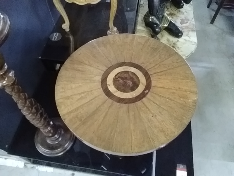 TABLE BASSE ART DECO DIAMÈTRE 60CM