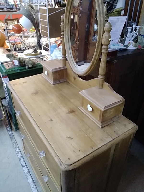 COMMODE DU TYROL AVEC MIROIR PIN