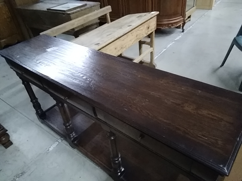 CONSOLE ANCIENNE 3 TIROIRS