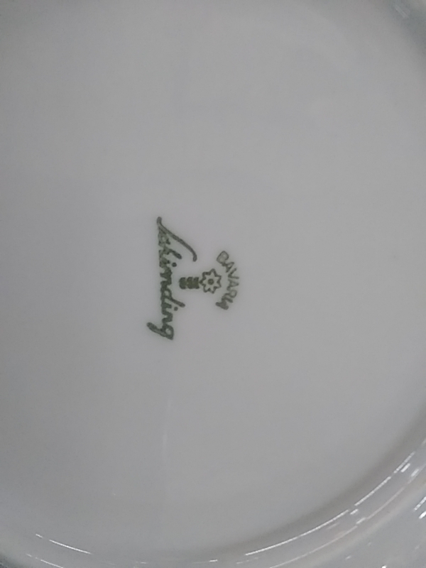 LOT DE 6 ASSIETTE DÉCO FRUITS SCHIRNDING DIAMÈTRE 17CM