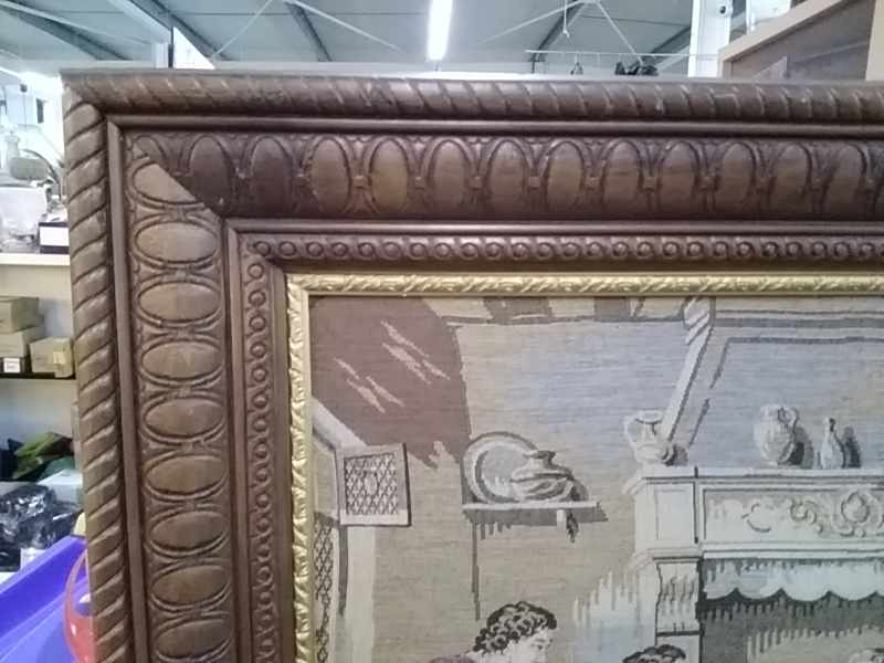 GOBELIN AVEC CADRE BOIS 201 X 84 CM