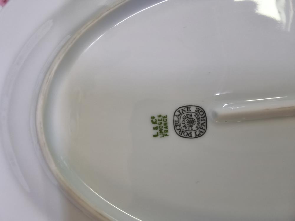 SERVICE PORCELAINE LAFERGE LIMOGES 80 PIÈCES