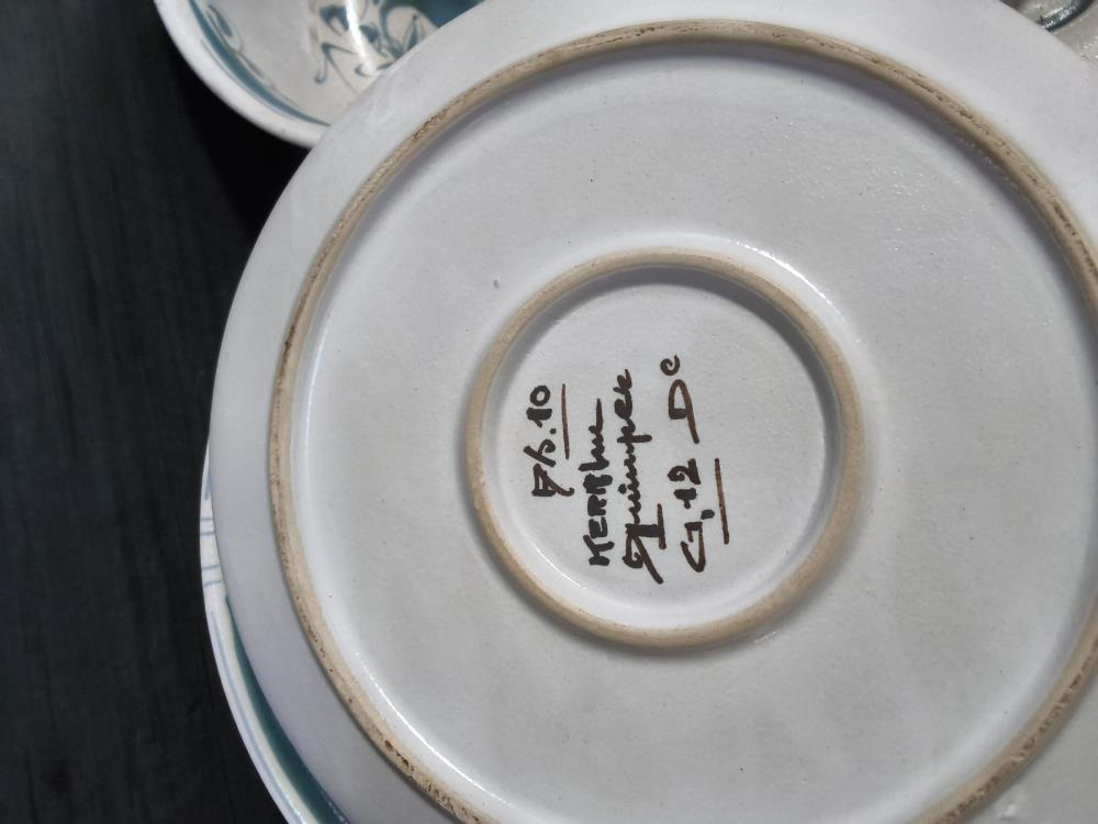 SERVICE EN GRES QUIMPER KERA LUC NEUF 94 PIÈCES