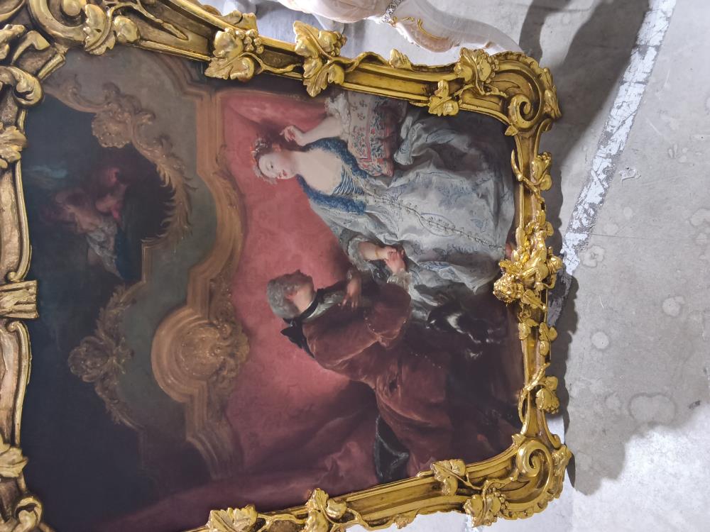 TABLEAU DORÉ BAROQUE 80 X 120CM
