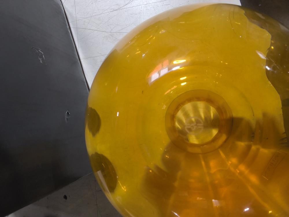 VASE SAINT LOUIS JAUNE HT 22CM