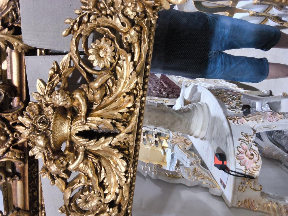MIROIR BAROQUE DORÉ 84 X 158CM