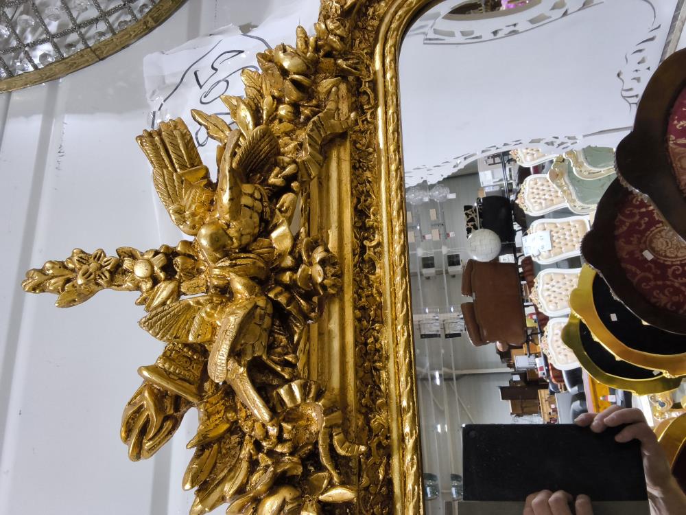 MIROIR BAROQUE DORÉ 83 X 160