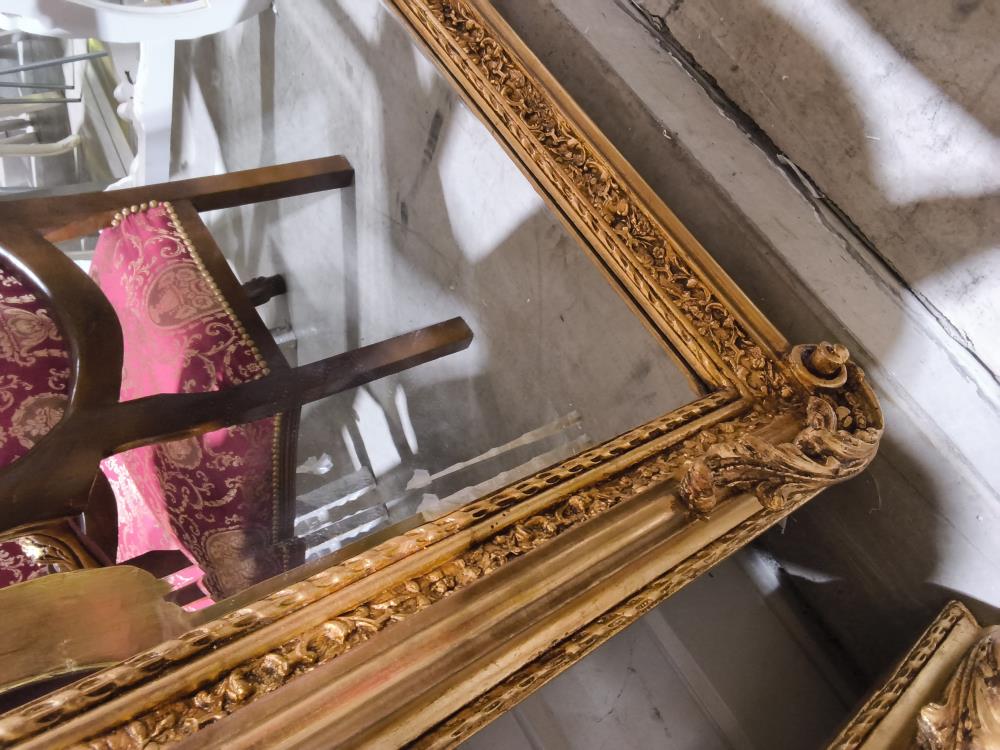 MIROIR BAROQUE DORÉ 83 X 160