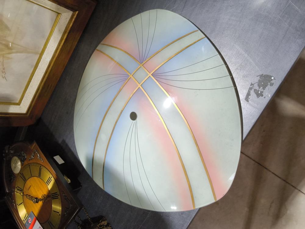 VERRE TRIANGULAIRE POUR LAMPE VINTAGE