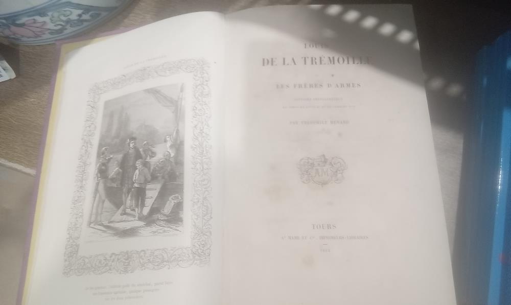 LIVRE LOUIS DE LA TREMOILLE 1862 NON SOLDE