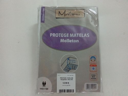PROTEGE MATELAS MOLETON 140X190