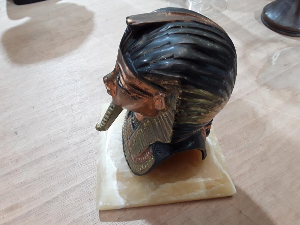 TETE EGYPTE DECO CUIVRE