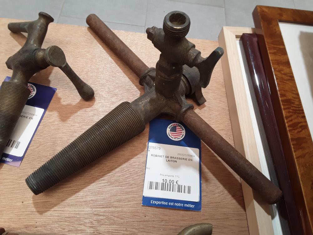 ROBINET DE BRASSERIE EN LAITON