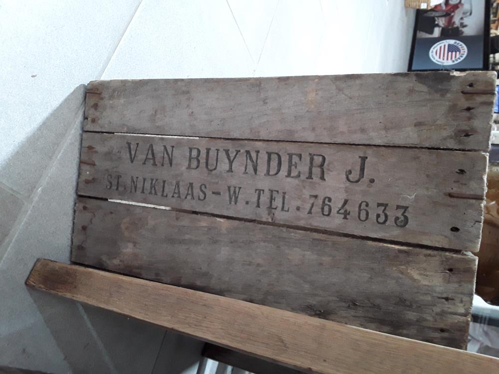 CAISSE EN BOIS VAN BEYNDER J. # CHER PÈRE NOËL