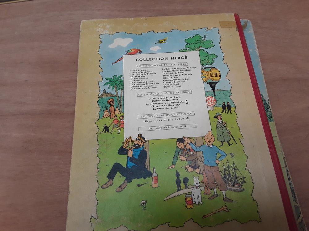 TINTIN LES CIGARES DU PHARAON B30-1961