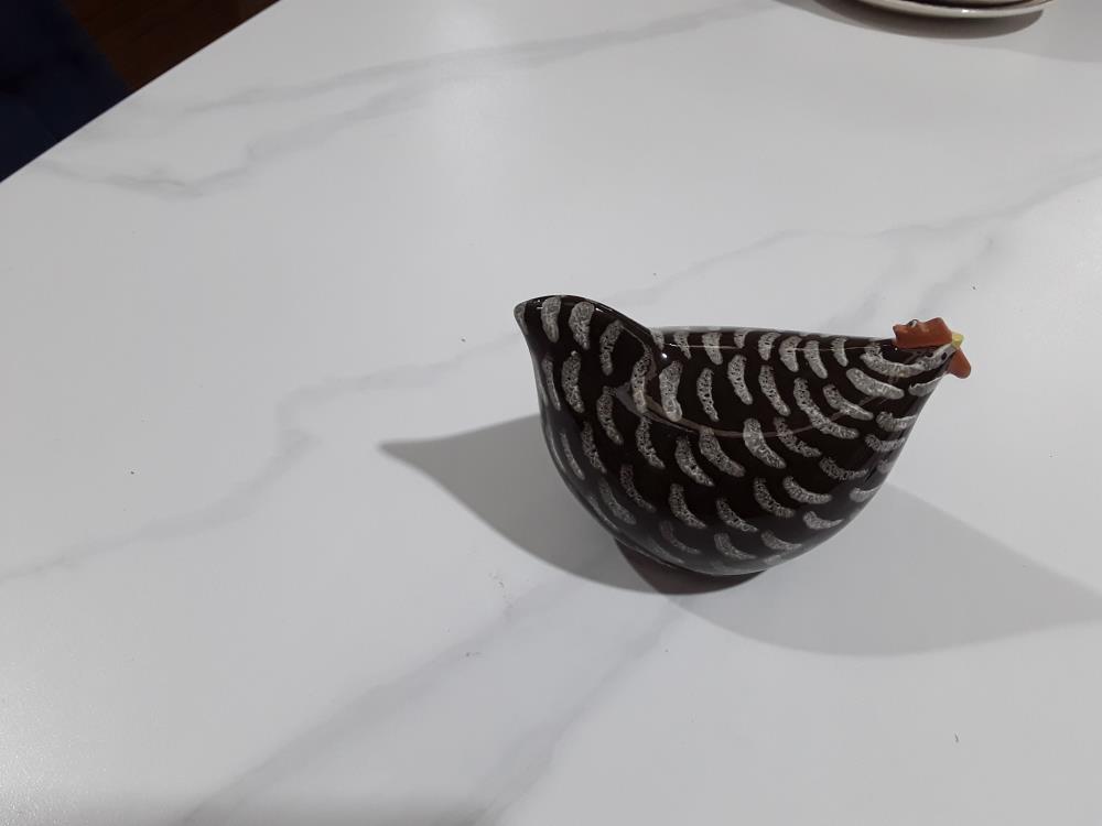 POULE DECO EN CERAMIQUE