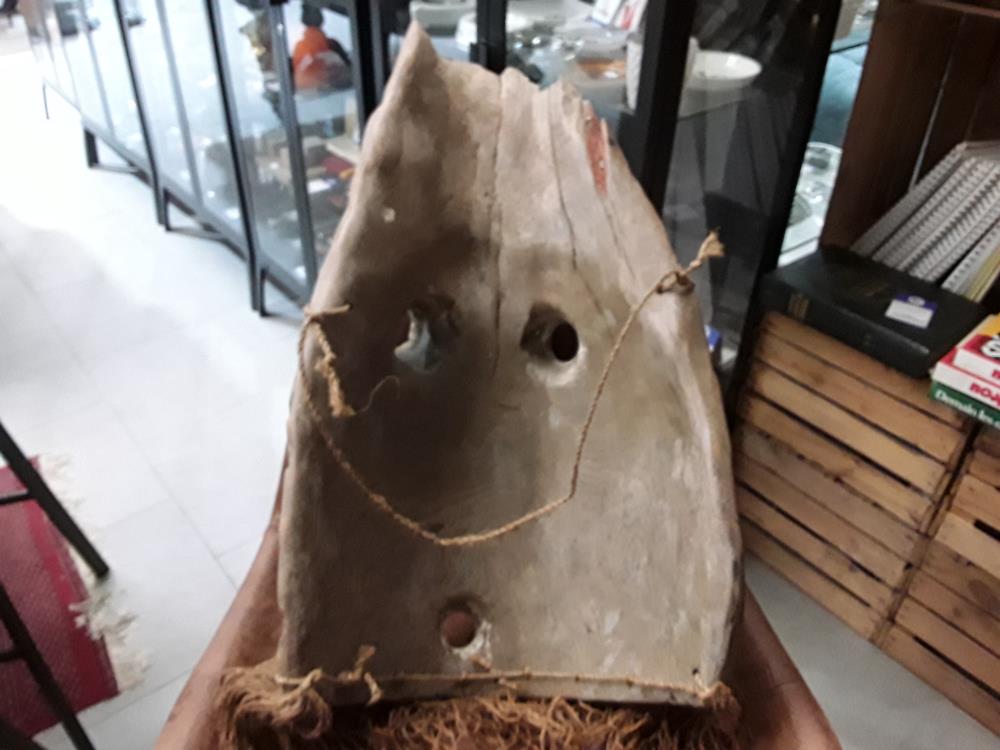 MASQUE AFRIQUE CENTRALE TRIBALE CÉRÉMONIE