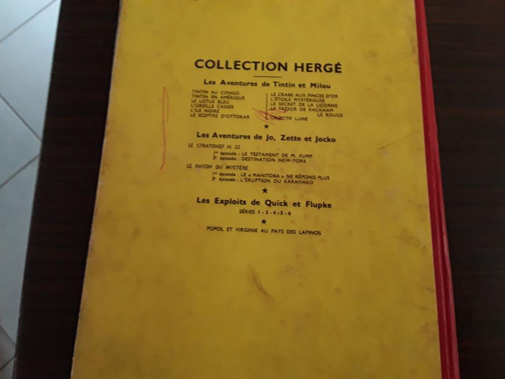 BD QUICK ET FLUPKE 4 EME SERIE 4 EME PLAT B4 EO 1950