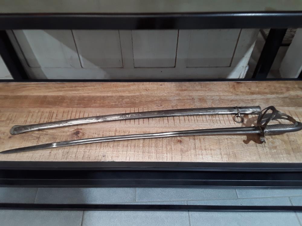 SABRE ALLEMAND CAVALERIE HEGERE POIGNÉE EN GALUCHA