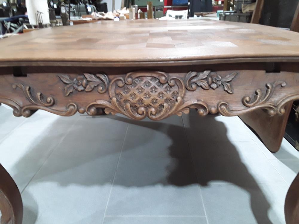 TABLE N CHÊNE DE CHÂTEAU 19 ÈME +ALLONGES