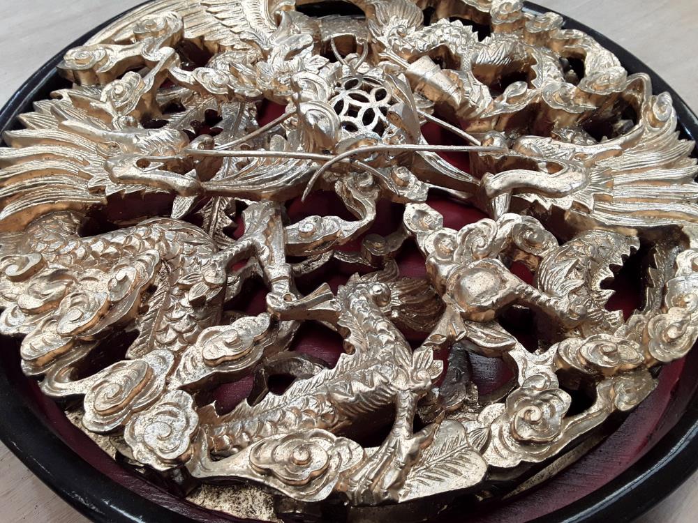 BAS RELIEF LES DE L'EMPEREUR CHINE