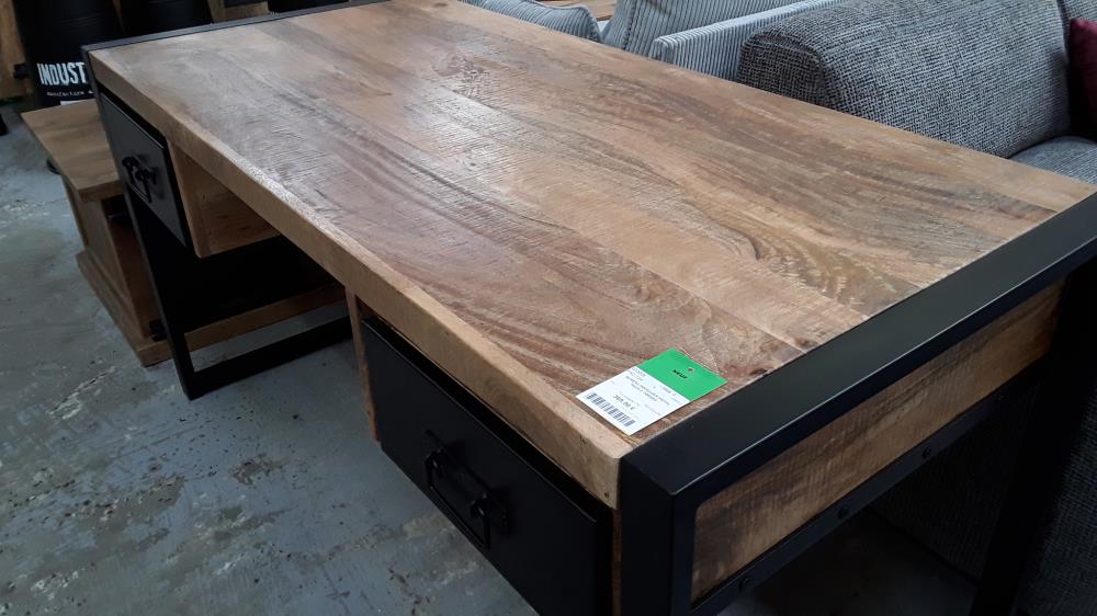 BUREAU MANGUIER METAL FACO 2 TIROIRS