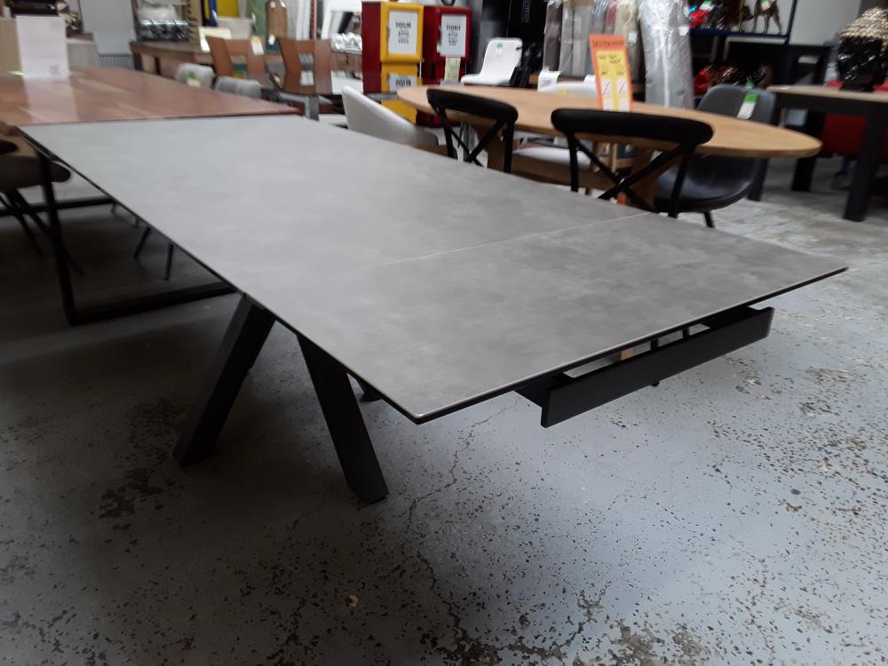 TABLE CERAMIQUE AVEC ALLONGES 160X90 + 2X40CM