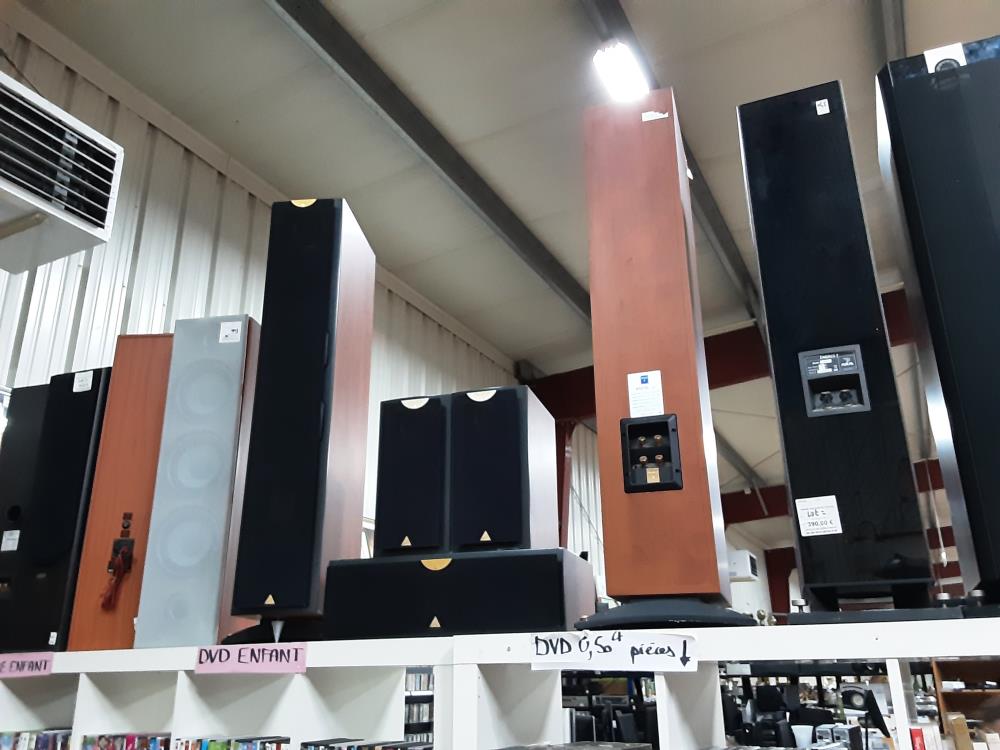 PAIRE ENCEINTE TRIANGLE ANTAL 902 + 5HP