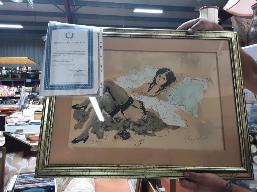 LITHOGRAPHIE DE URBAIN HUCHET
