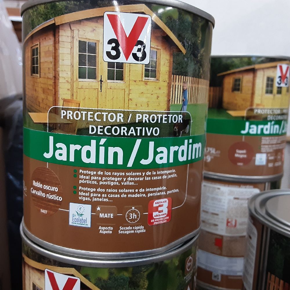 V33 PROTECTION BOIS DE JARDIN 0,75 LITRE 