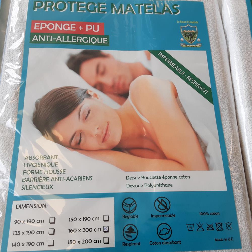 PROTEGE MATELAS PU 160 X 200 DELICIAS
