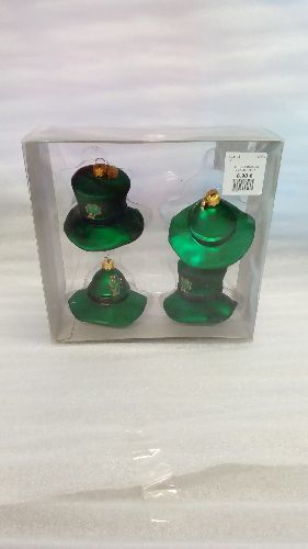 LOT DE 4 BOULES BONNET VERT