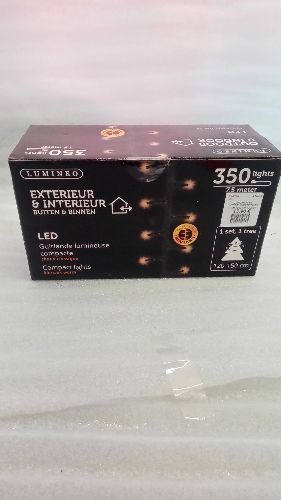 GUIRLANDE LED INTERIEUR/EXTERIEUR 7.5M / 350 AMPOULES