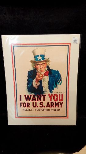 AFFICHE R I WANT YOU (30X40)