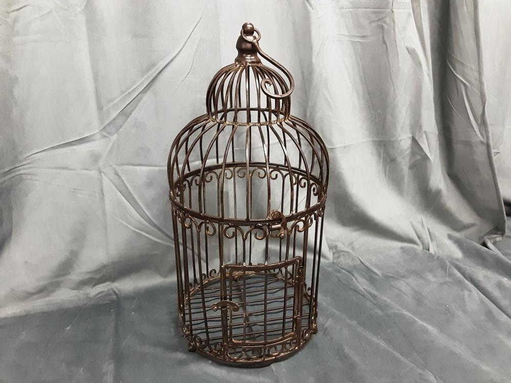 CAGE A OISEAUX DÉCO MARRON MM (RZ-188)