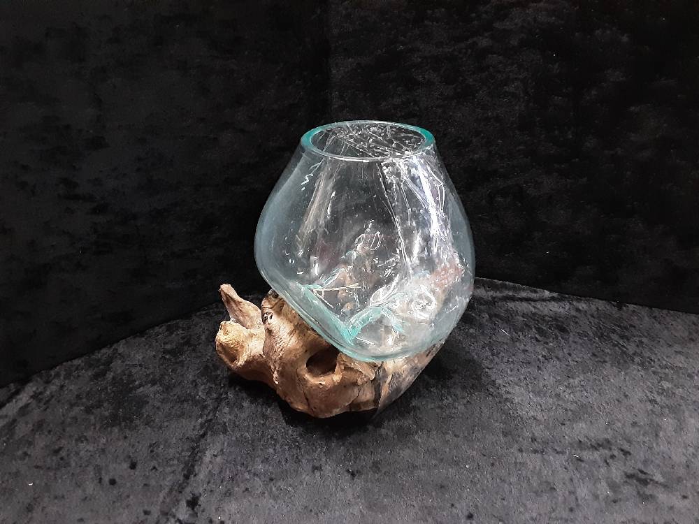 VASE RACINE VERRE MM (15014)