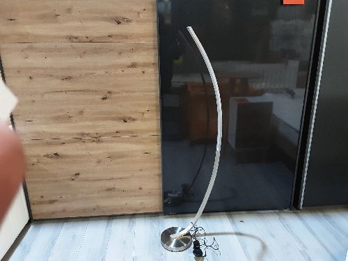 LAMPADAIRE DESIGN LED ARGENT H.150CM 2EME CHOIX (831-213 - P2846713)