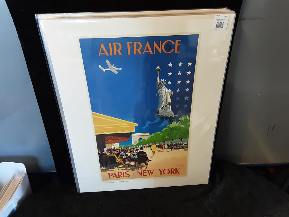 AFFICHE 40X50 A054 PARIS NEW YORK 