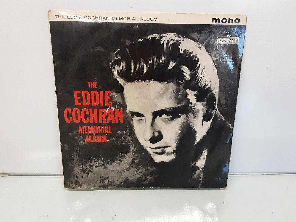 VINYLE EDDIE COCHRAN- THE MEMORIAL ALBUM 33T