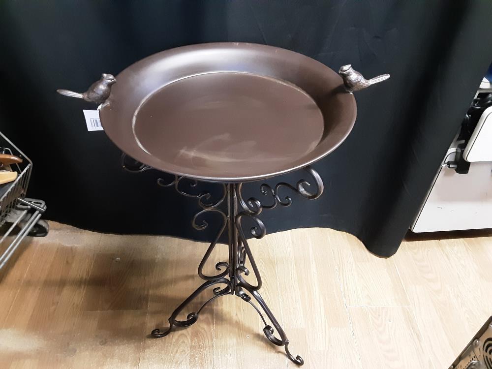 ABREUVOIR A OISEAU FER FORGÉ (XZ-36)