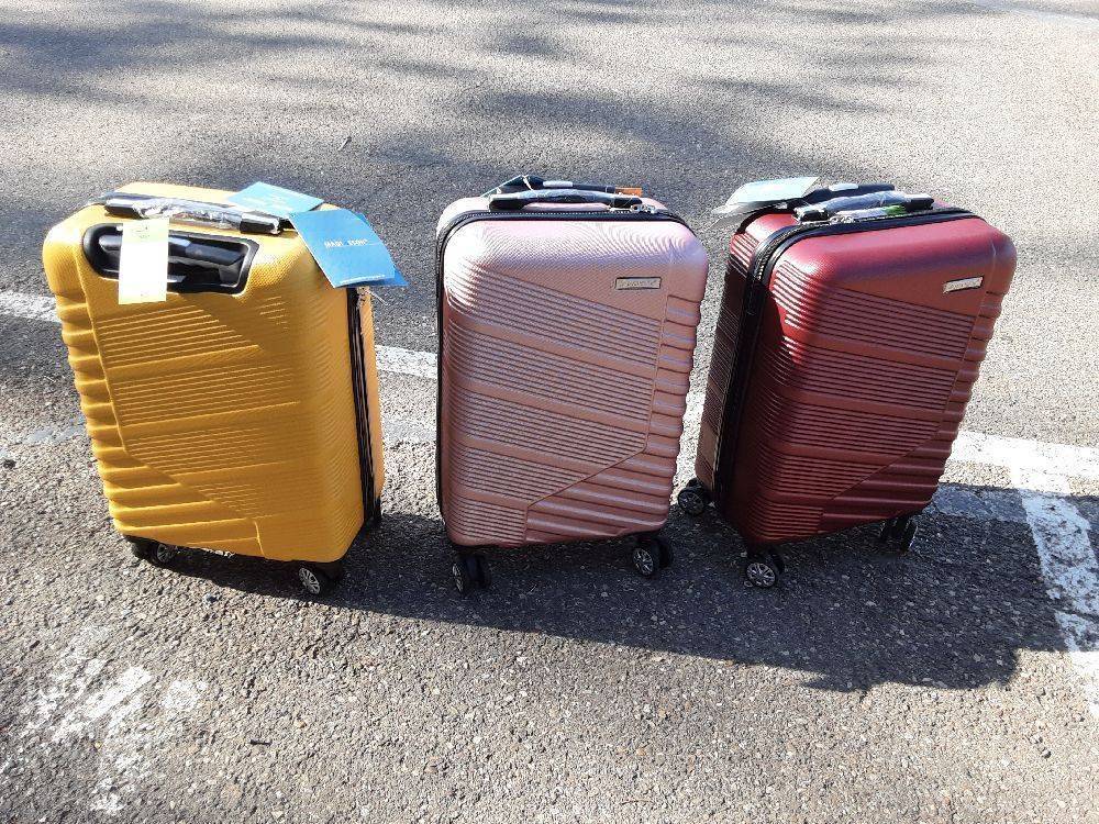 VALISE CHARIOT 49CM MADISSON ABS 4 DOUBLE-ROUES (02803PM)