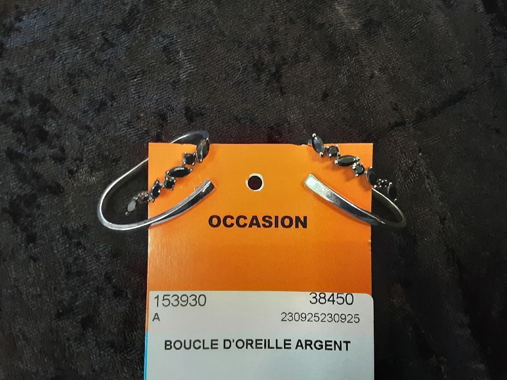 BOUCLE D'OREILLE ARGENT