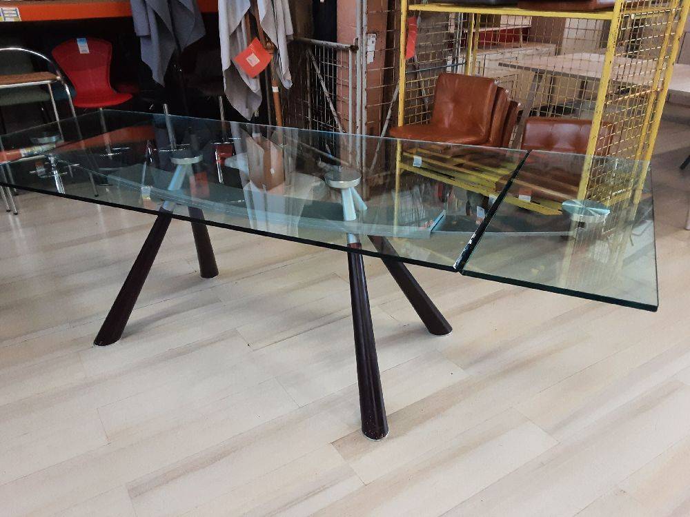 Table plateau verre – Troc au Dépôt