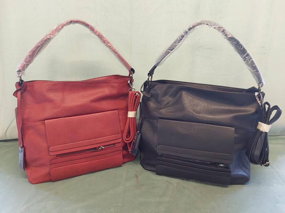 SAC MAIN NOIR OU ROUGE