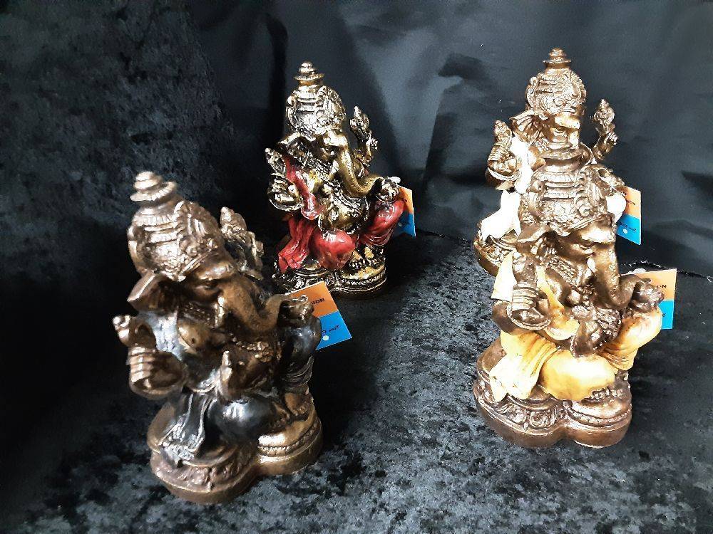 GANESH RESINE 17CM - DIFFÉRENTS COLORIS