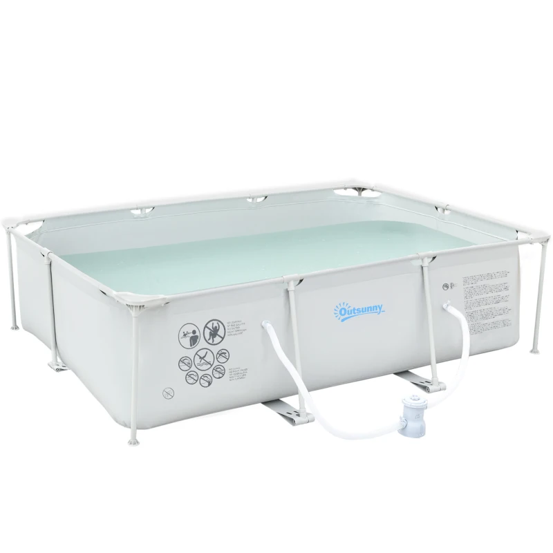 PISCINE TUBULAIRE RECTANGULAIRE 292 X 190 X 75 CM (848-016V91GY - P28605142) 2ÈME CHOIX