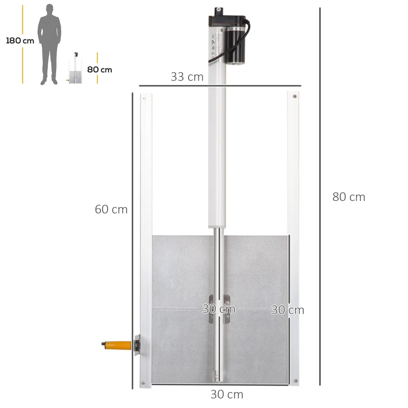 PORTE POUR POULAILLER AUTOMATIQUE (D51-271V90 - P28504361) 2ÈME CHOIX