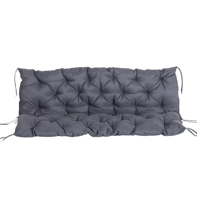 MATELAS POUR BANC DE JARDIN OU BALANCELLE GRIS (84B-136 - P28603880) 2ÈME CHOIX