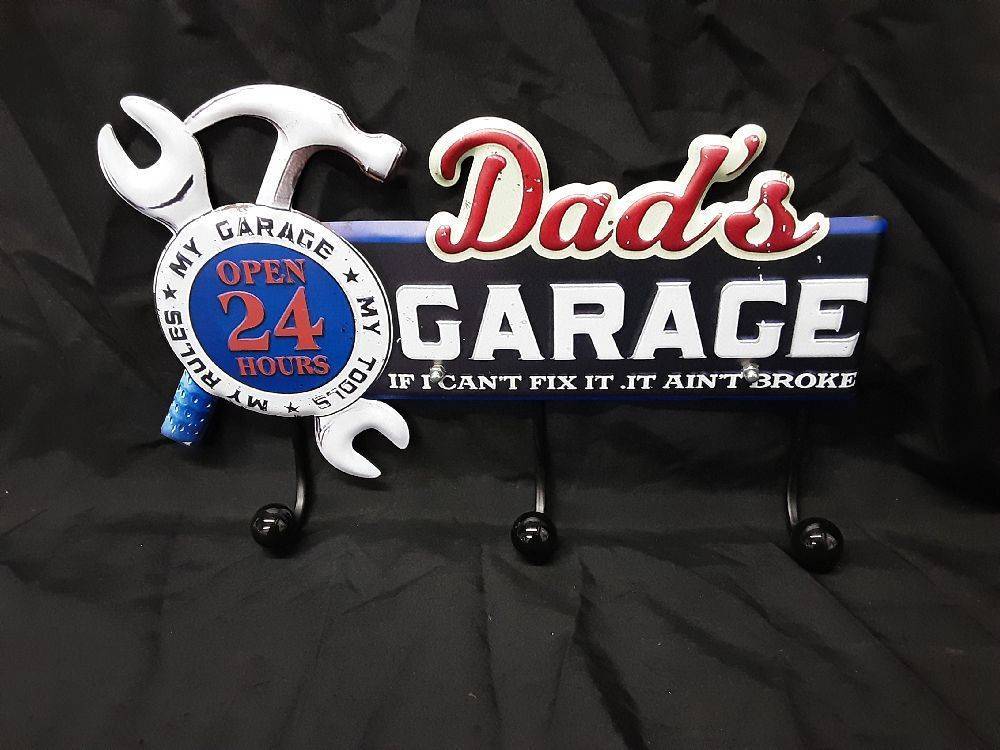 PORTE MANTEAU GARAGE 3 BRANCHE 