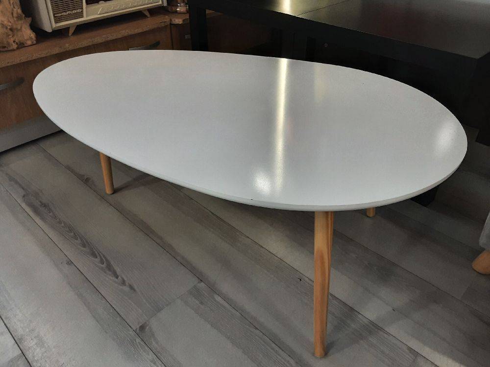 TABLE BASSE BLANCHE GM 